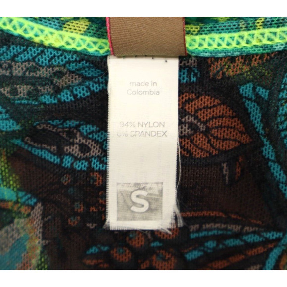 Maaji Women's Green Swimsuit Cover-Up Dress Beach Pool Sz S - Picture 8 of 11